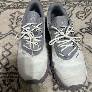 Women’s White and Purple On Cloud Shoes